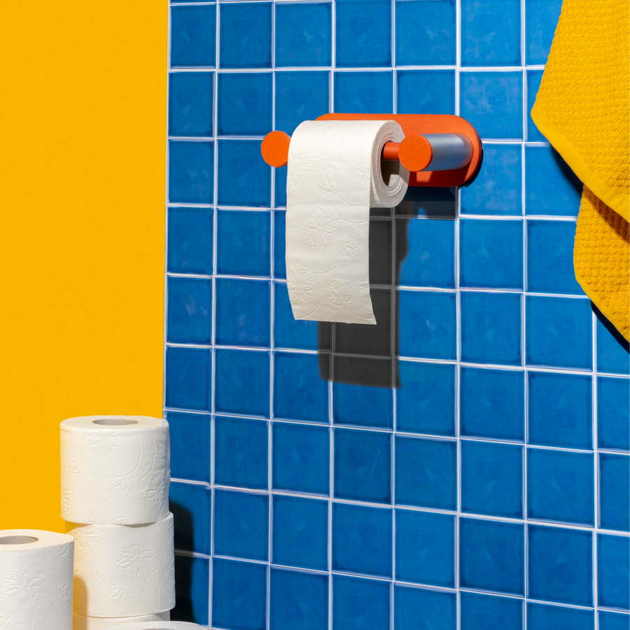Roto | One-Handed Toilet Paper Holder | Figura Studio